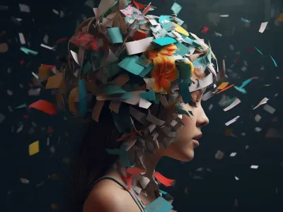 Paperhead Lady